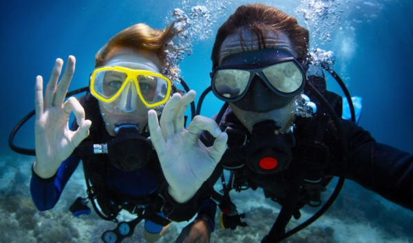 Μαθήματα scuba diving στη Θάσο