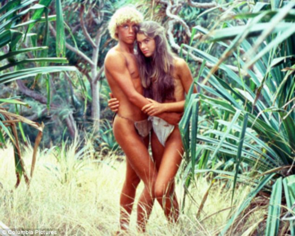 Η Brooke Shields στο Blue Lagoon