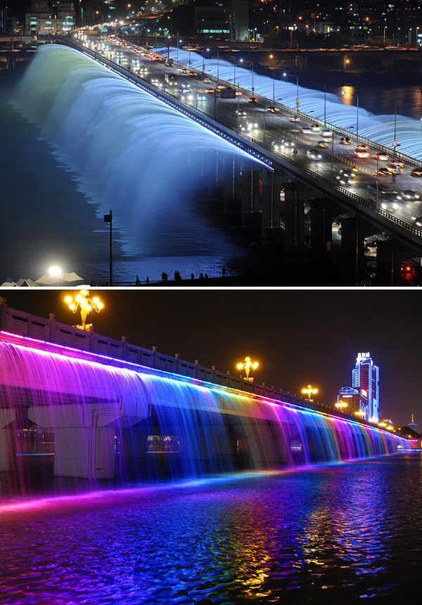 The Moonlight Rainbow Fountain, Κορέα