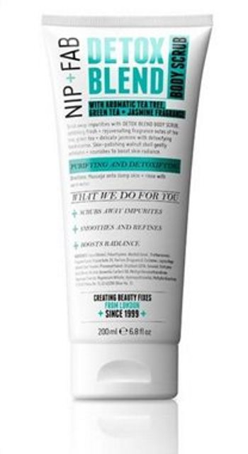 DETOX BLEND BODY SCRUB, NIP + FAB