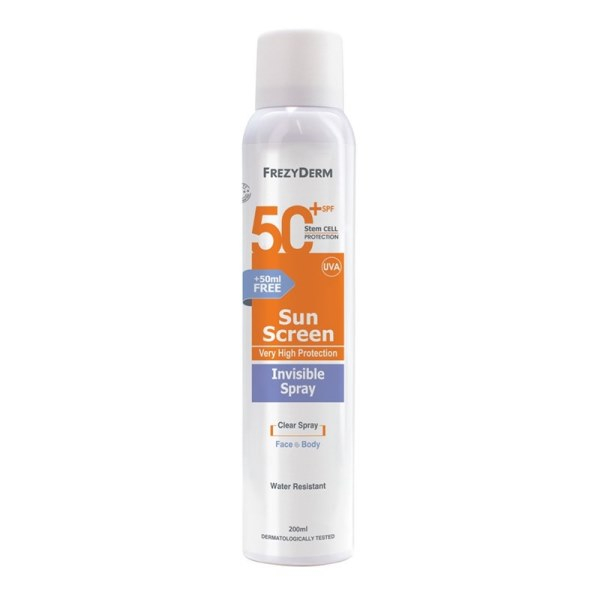  Sun Screen Invisible Spray SPF50, Frezyderm