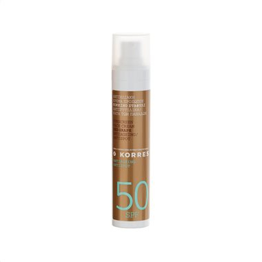 ΑΝΤΗΛΙΑΚΗ ΚΡΕΜΑ ΠΡΟΣΩΠΟΥ ΚΟΚΚΙΝΟ ΣΤΑΦΥΛΙ SPF 50, KORRES
