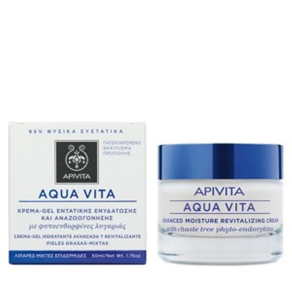 APIVITA - Aqua Vita για Λιπαρές/Μικτές Επιδερμίδες