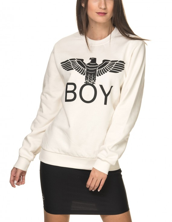Γυναικείο off white φούτερ, Boy London, Koolfly.com