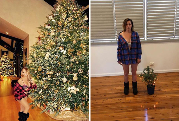 Όταν το Χριστουγεννιάτικο δέντρο σου δεν είναι σαν της Mariah.