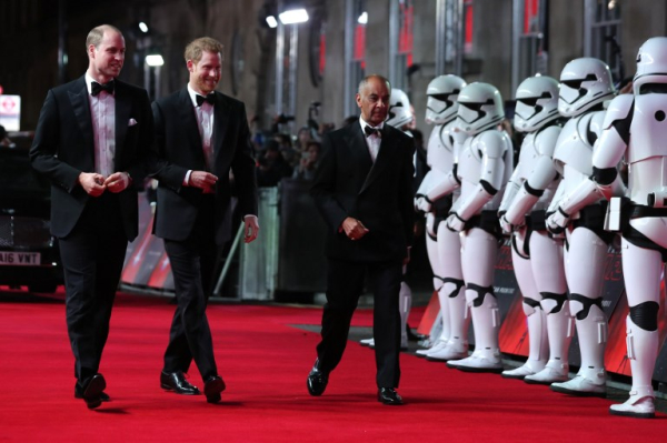 Οι δύο royals θα κάνουν μία μυστική εμφάνιση στην επικείμενη ταινία, ντυμένοι Storm Troopers