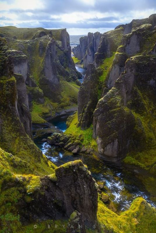 Canyon Fjaðrárgljúfur, Ισλανδία
