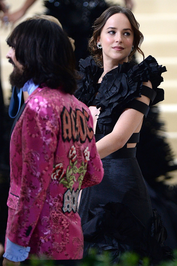 Dakota Johnson. Η πρωταγωνίστρια του Fifty Shades of Grey δεν εμφανίστηκε φέτος στο red carpet του Met Gala.