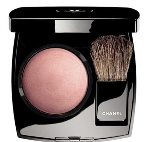 Chanel rose initiale joues contraste blush