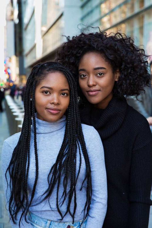 Abby And Angela. New York City, USA.