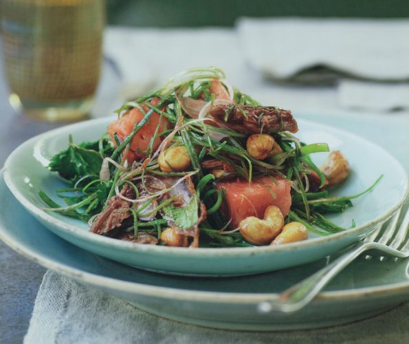 Duck Watermelon And Cashew Salad