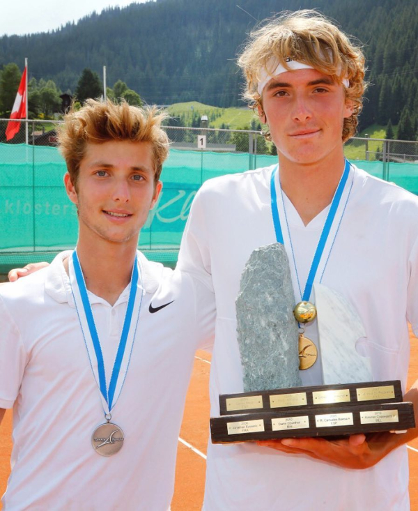 Στα 18 του, με το χρυσό μετάλλιο του European Junior Tennis Championships | Πηγή: @stefanostsitsipas98