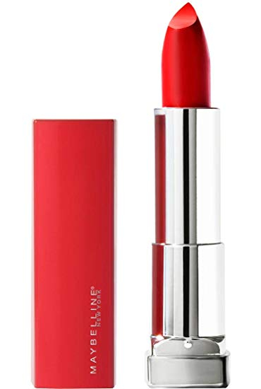 Maybelline New York Color Sensational Made for All Lipstick, Red For Me, Matte Red Lipstick