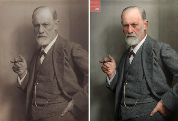 Sigmund Freud,1920 (Max Halberstadt)
