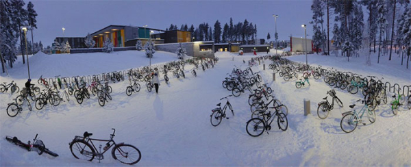 Τα ποδήλατα στη Φινλανδία καταλαμβάνουν μεγάλο μέρος στα σχολεία
