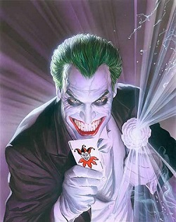 Ο Joker ήταν ένας ηθοποιός του βωβού κινηματογράφου 

Όταν ο Jerry Robinson σχεδίασε τη φωτογραφία ενός joker από τραπουλόχαρτο, ο Bill Finger πρότεινε να προσθέσουν μια μοχθηρή γκριμάτσα στην εικόνα από τη βωβή ταινία τρόμου, The Man Who Laughs. Το τρομακτικό χαμόγελο ανήκε στον ηθοποιό, Conrad Veidt και η υπόλοιπη ιστορία είναι γνωστή. 
