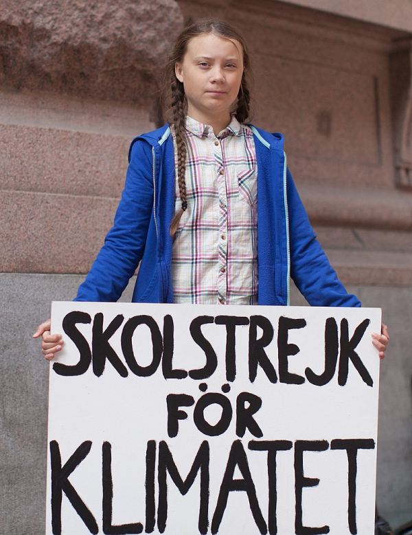 2018 - H Greta Thunberg και ο νέος ακτιβισμός

Η 16χρονη μαθήτρια από τη Σουηδία οδηγεί το κίνημα Fridays for Future και τις μαθητικές απεργίες για το περιβάλλον
