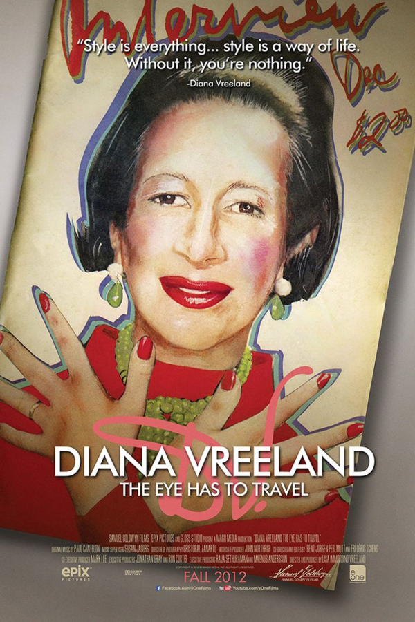 Diana Vreeland – The Eye Likes To Travel

Ένα ντοκιμαντέρ για τη ζωή της θρυλικής Fashion editor.
