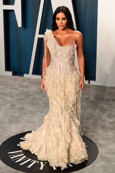 Kim Kardashian στο Vanity Fair Oscars After Party, 2020
