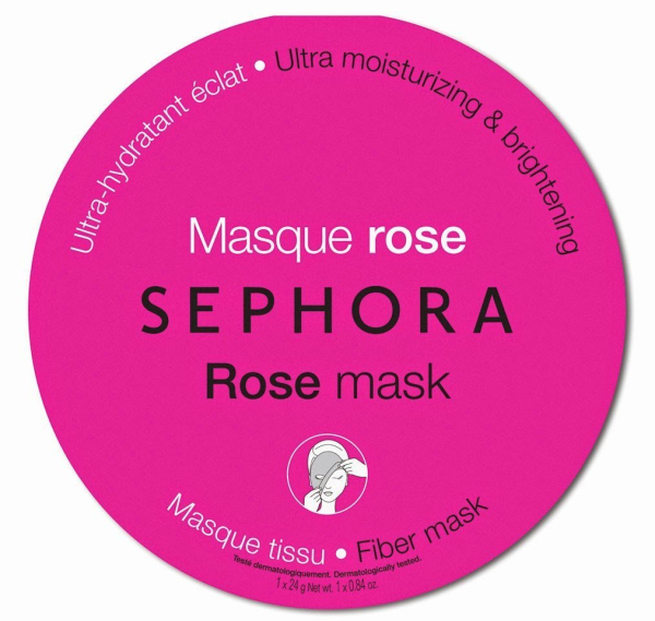 Μάσκα προσώπου με τριαντάφυλλο, Sephora Collection

