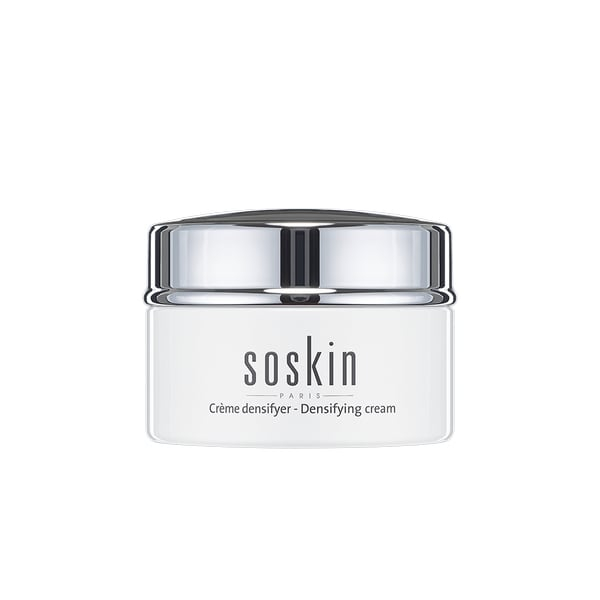 Soskin, Densifying Cream, κρέμα σύσφιξης με ανορθωτική δράση που παρέχει τα απαραίτητα στοιχεία για την αναδόμηση του δέρματος και το γέμισμα των βαθιών ρυτίδων.
