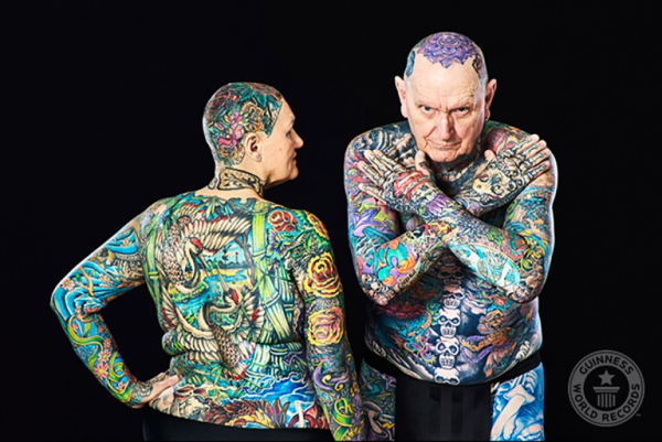 Charlotte Guttenberg και Chuck Helmke: Οι πιο μεγάλοι σε ηλικία, με τα πιο πολλά τατουάζ!
