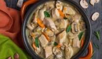 Το πιο νόστιμο κοτόπουλο στιφάδο με μανιτάρια