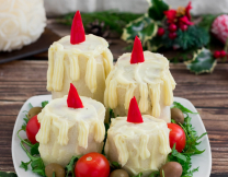 Κεριά από ψωμί: Ένα εντυπωσιακό χριστουγεννιάτικο ορεκτικό που δεν χρειάζεται ψήσιμο