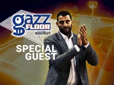 Gazz Floor powered by Novibet με πρώτη γεύση από Ολυμπιακό - Παναθηναϊκό και special guest τον Γιάννη Μπουρούση