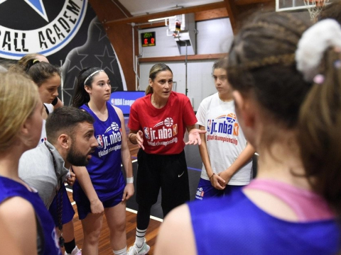 Η Αναστασία Κωστάκη βρέθηκε στη Ρώμη και στο Jr NBA Elite Camp για να εμπνεύσει αγόρια και κορίτσια