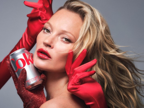 Η Kate Moss είναι η νέα καλλιτεχνική διευθύντρια της Diet Coke