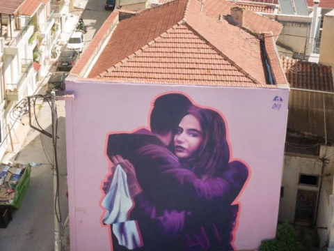 «Πηνελόπη»: Ο street artist Emic ολοκλήρωσε την 7η τοιχογραφία του ArtWalk 7