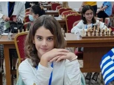 Σκάκι: Η 10χρονη Σίσκου «χάλκινη» στο Παγκόσμιο πρωτάθλημα