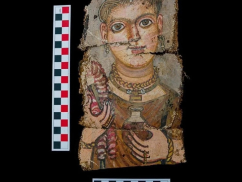 Αίγυπτος: Αρχαιολόγοι ανακάλυψαν τα πρώτα έγχρωμα πορτρέτα μουμιών εδώ και έναν αιώνα