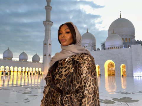Η Naomi Campbell σε σπάνιες φωτογραφίες με την κόρη της στο Abu Dhabi
