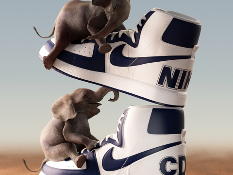 To COMME des GARÇONS x Nike «Terminator High» sneaker ήρθε για να φέρει retro αέρα