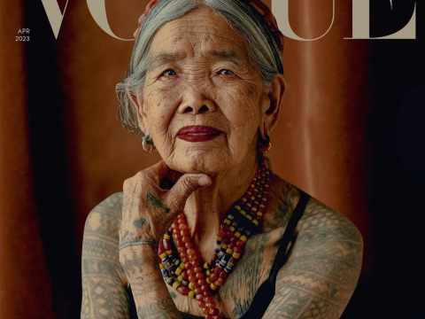 Η Apo Whang-Od στα106 της κοσμεί το εξώφυλλο της Vogue Philippines