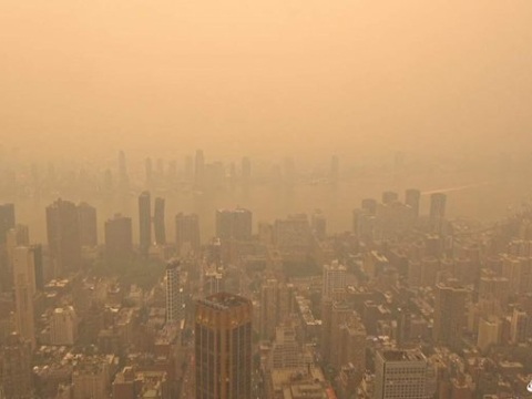 Η Νέα Υόρκη έχει πλέον τη χειρότερη ατμοσφαιρική ρύπανση παγκοσμίως - Οι πυρκαγιές στον Καναδά πνίγουν τις ΗΠΑ