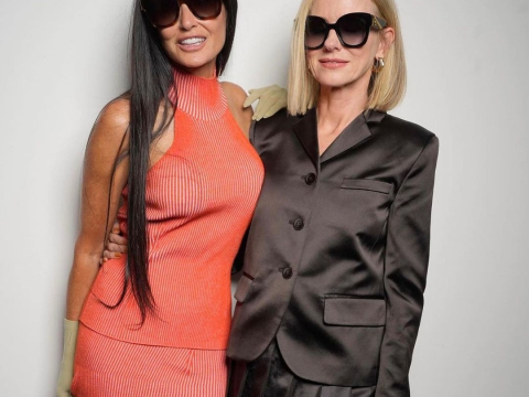 Ντέμι Μουρ: Πήγε στο Milan Fashion Week και είναι στα καλύτερά της - Η σέξι εμφάνιση σε σόου της Fendi