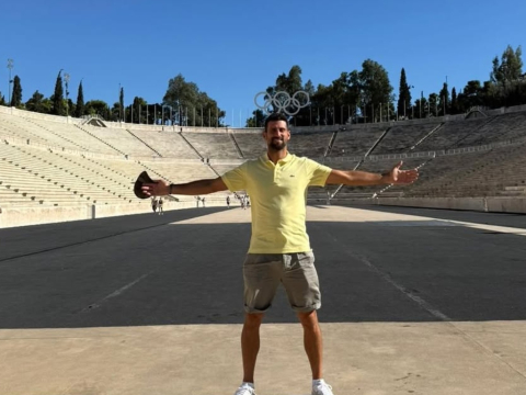 Ο Νόβακ Τζόκοβιτς εξερευνά την Αθήνα - Η επίσκεψη στο Καλλιμάρμαρο