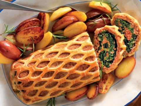 Τρυφερό ρολό κοτόπουλου στο air fryer