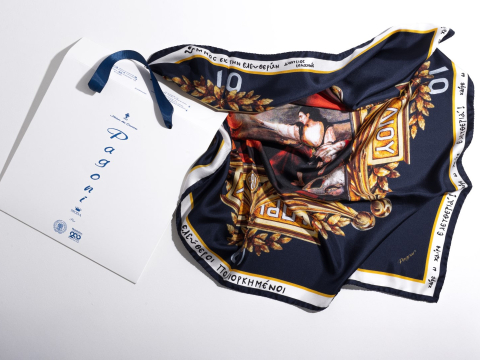 O οίκος Pagoni Maison des Cravates υπογράφει την επίσημη επετειακή συλλογή για τα 200 χρόνια από την Έξοδο του Μεσολογγίου