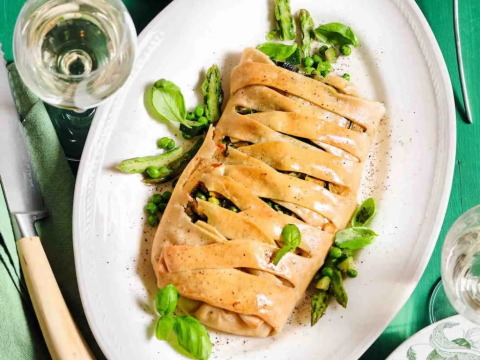 Αλμυρό στρούντελ γεμάτο χρώμα και φρεσκάδα