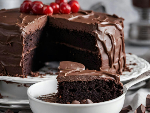 Αυτή η λαχταριστή νηστίσιμη σοκολατόπιτα ετοιμάζεται σε ένα μόνο μπολ