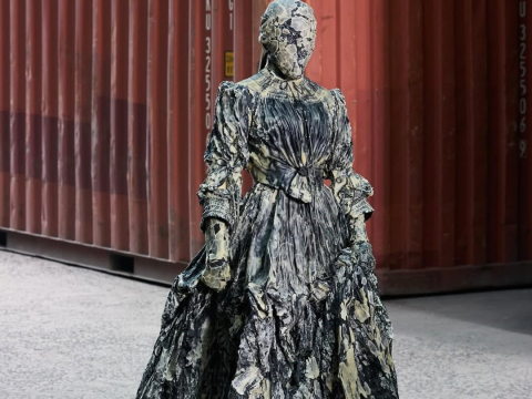 Ο οίκος Maison Margiela μεταμόρφωσε ένα τεράστιο ναυπηγείο σε λαβύρινθο από κοντέινερ - Το πρώτο show του οίκου στη Σαγκάη