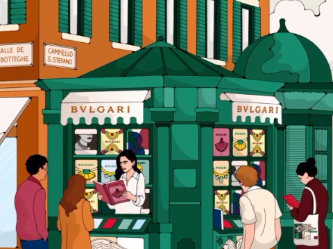 Ο οίκος Bvlgari «γέμισε» τη Βενετία με animation βίντεο και η μόδα απέκτησε την πιο παιχνιδιάρικη διάστασή της