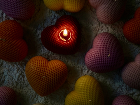 Heart Candle