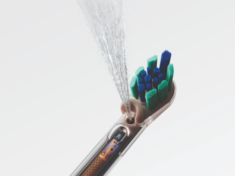 Dyson CameraJet™: Η μοναδική οδοντόβουρτσα με κάμερα και πίδακα υγρού που εντοπίζει τα κενά ανάμεσα στα δόντια και απομακρύνει την πλάκα