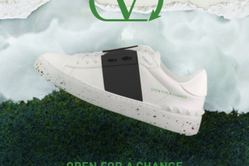 Open for a Change: Ο οίκος Valentino κυκλοφορεί το πρώτο conscious sneaker
