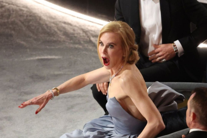 The image of Nicole Kidman from the Oscars went viral for the wrong reason - Here's what she really saw
